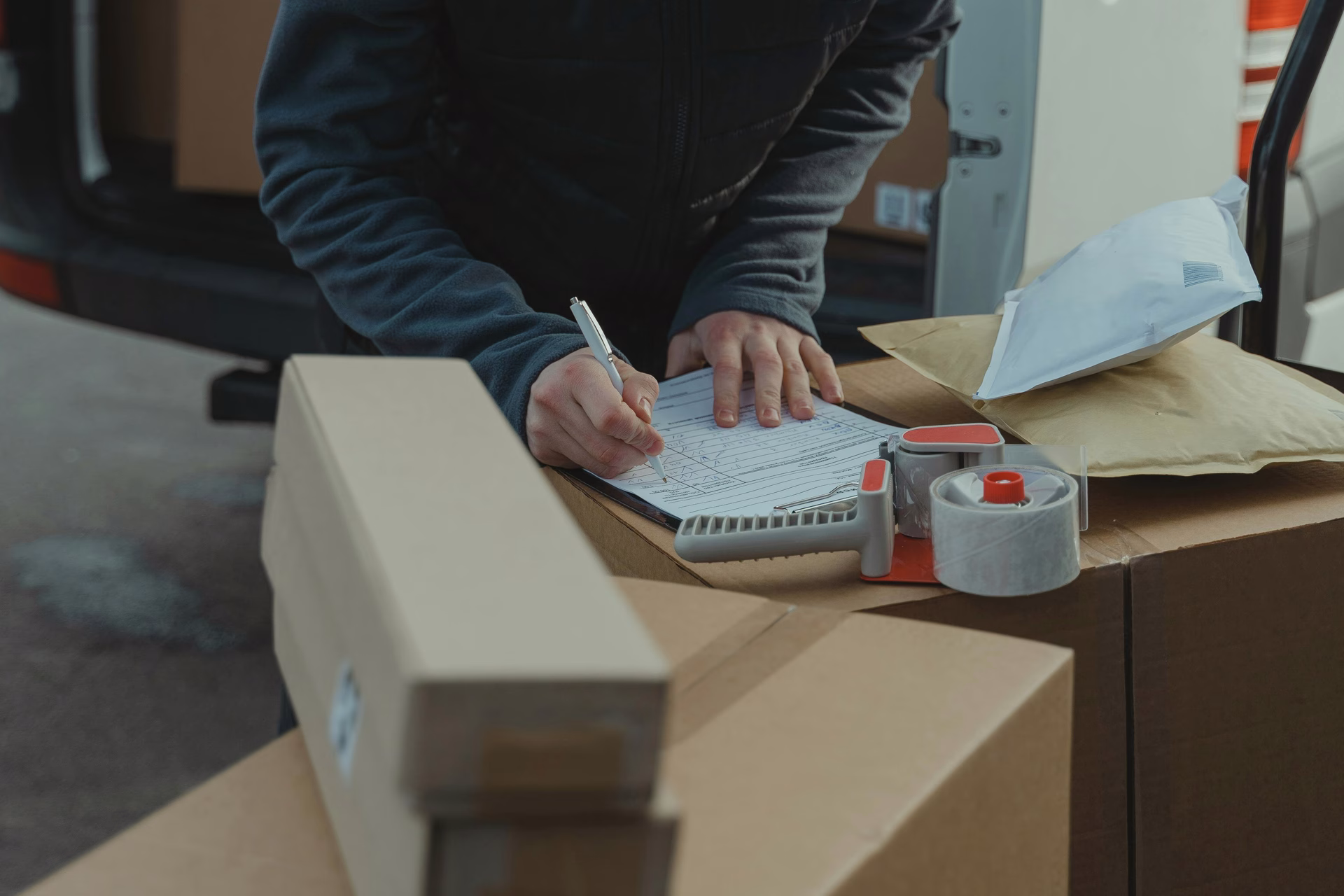 Documenting courier cargo